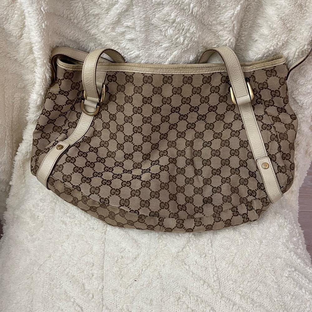Gucci Canvas Shoulder Bag